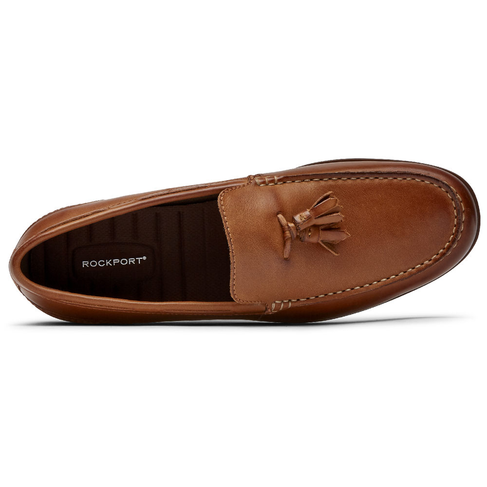 Mocasines Rockport Hombre Mexico - Malcom Tassel Marrom - ROKDU8941